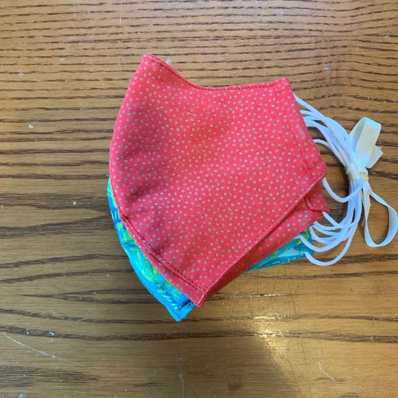 Handmade Bright Face Masks Bundle of Four Adult Multicolor - Picture 2 of 7